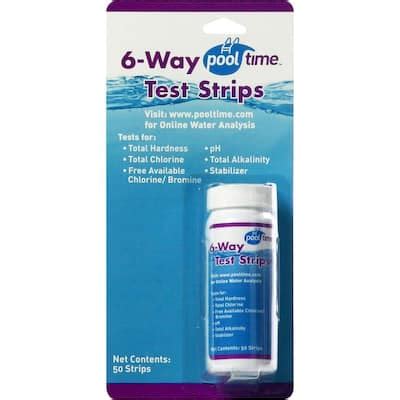 water testing strips home depot